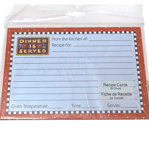 3 Packs of 20 Recipe Cards by Studio 18 From the Kitchen Of Series 4x6" - Picture 2 of 10